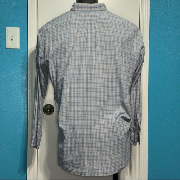Ralph Lauren Pastel Plaid 100% Cotton Long sleeve button down Shirt L GUC - Picture 3 of 10